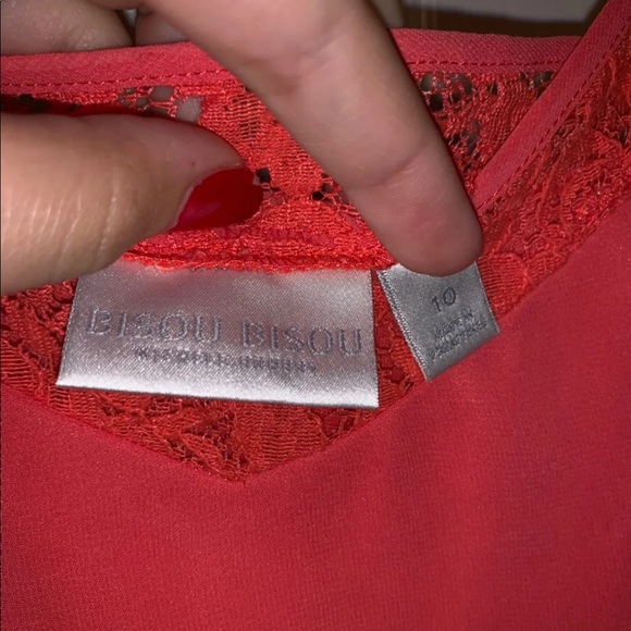 Coral formal dress - Picture 4 of 4